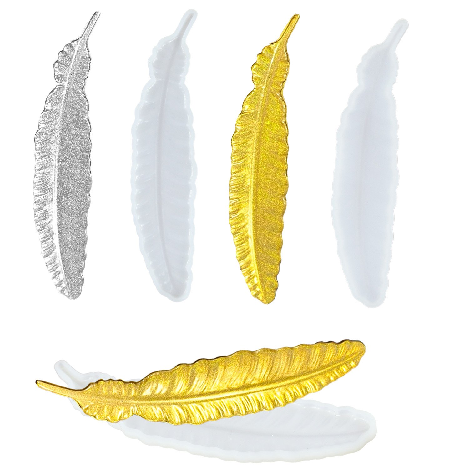 Vedini Feather Bookmark Silicone Mold JKB-3353 - Image 5