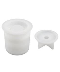 Alternative view of Vedini Concrete Stack Cup Silicone Mold JKB-3344