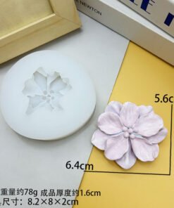 Vedini Camellia Flower Silicone Mold Jkb-3389