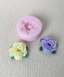Vedini 3D Rose Flower Silicon Mold Used For For Making Candles,Gypsum,Resin And Soap JKB-3394