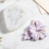 Vedini Hibiscus Flower With Leaf Silicon Mold For Resin,Candle,Soap and  Fondant Crafts JKB-3375 - Image 4