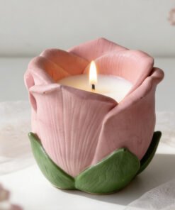 Vedini Concrete Rose Flower Cup Silicon Mold For Concrete,Resin And Crafts JKB-3378