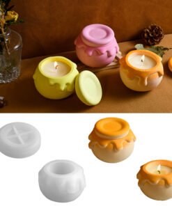 Vedini Concrete Honey Storage Pot Silicone Mold JKB-3350