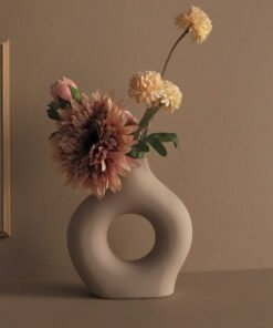 Vedini Large Vase Silicone Mold Circle Vase Plaster Glue Mold JKB-3356