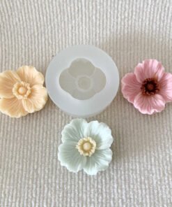 Alternative view of Vedini Poppy Flower Silicone Mold For Candle,Soap And Resin Art JKB-3388