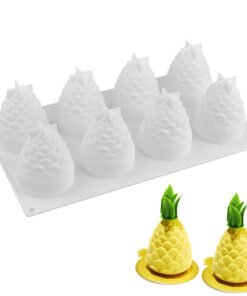 Vedini 8 Cavity Pine Cone Silicone Cake Mold JKB-3369