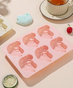 Alternative view of Vedini 6 cavity Swan Silicon Mold JKB-3338