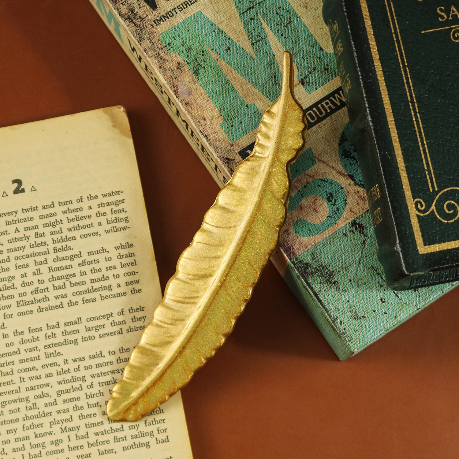 Vedini Feather Bookmark Silicone Mold JKB-3353 - Image 3