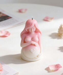 Vedini Heart Shape Expecting Mother Silicon Mold For Candle Jkb-3355