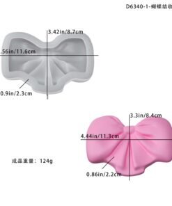 Alternative view of Vedini Concrete Bow Storage Box Silicone Mold JKB-3349