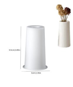 Vedini Tall Ribbed Vase Silicone Mold 07 for Jesmonite, Concrete, Plaster & Resin | JKB3387