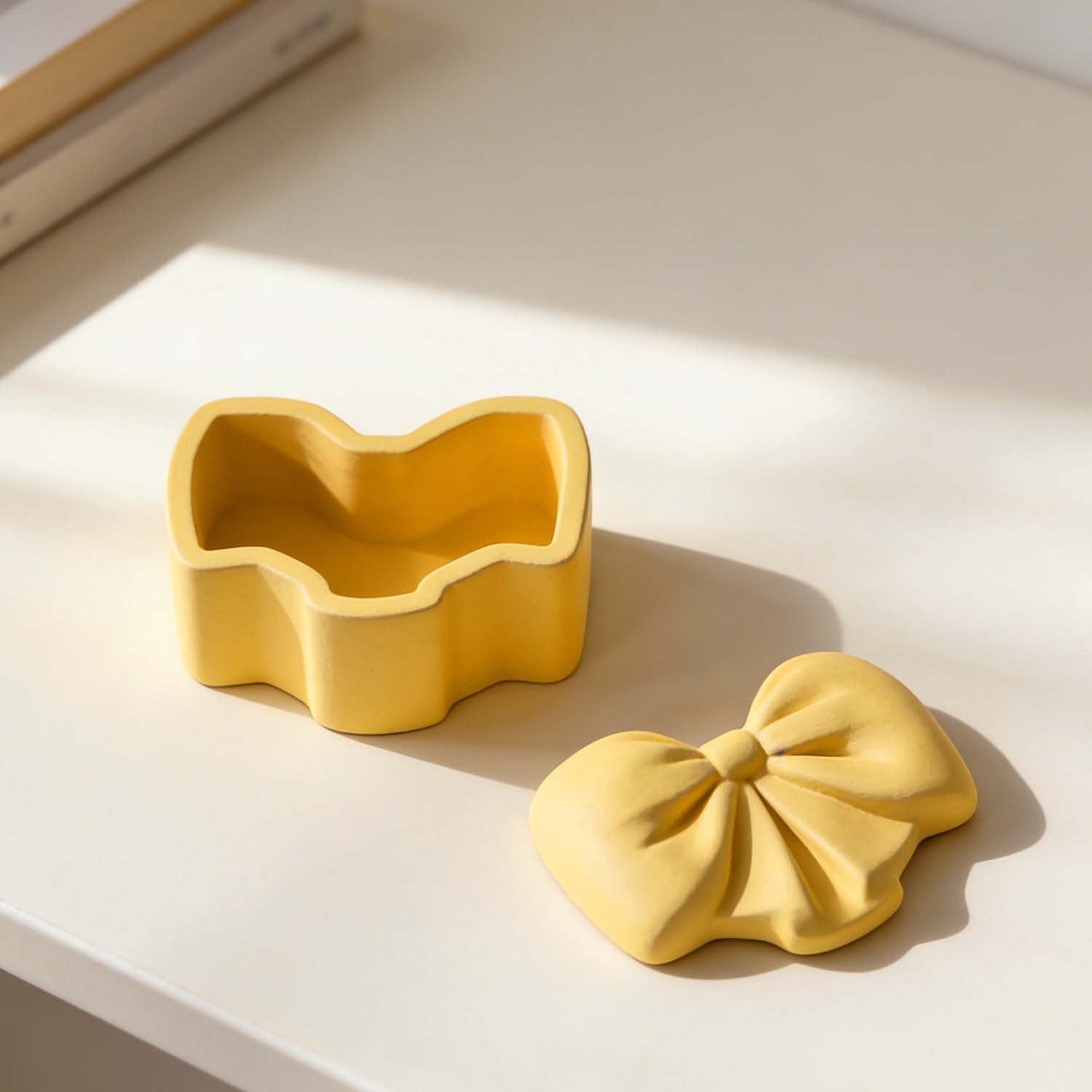 Vedini Concrete Bow Storage Box Silicone Mold JKB-3349 - Image 6