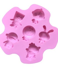 Alternative view of Vedini 6 Cavity Consecutive Cartoon Characters Silicone Mold JKB-3334