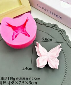Vedini Three-dimensional Double-Layer Butterfly Silicon Mold For Candle Cake ,Soap JKB-3386