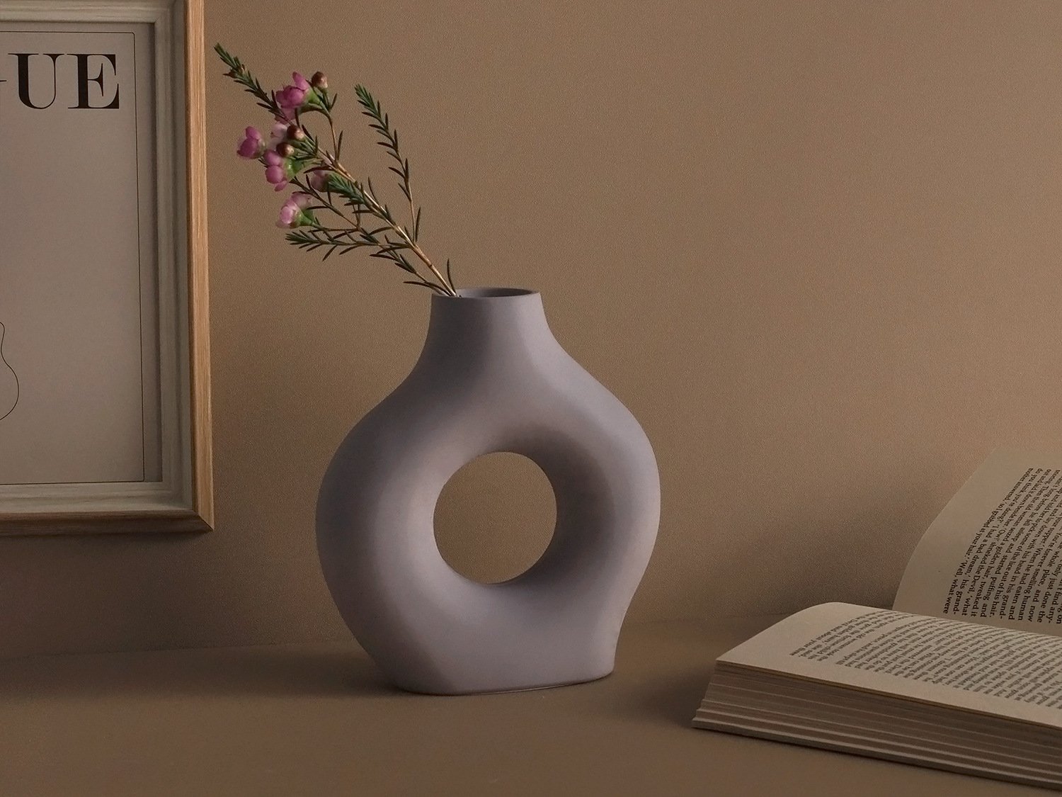 Vedini Large Vase Silicone Mold Circle Vase Plaster Glue Mold JKB-3356 - Image 2