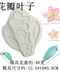 Alternative view of Vedini Petals Leaves Silicon Mold JKB-3385