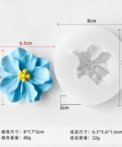 Alternative view of Vedini Camellia Flower Silicone Mold Jkb-3389