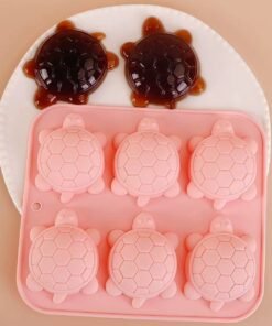 Vedini 6-Cavity Large Turtle-Shaped Silicone Mold JKB-3339