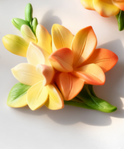 Vedini Firangipani Flower Bouquet Silicon Mold for resin,Candle,Soapand Fondant Crafts JKB-3374