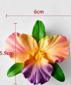 Vedini Butterfly Orchid Silicon Mold Used For Making Candles,Gypsum,Resin And Soap JKB-3387