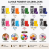 candle colouir
