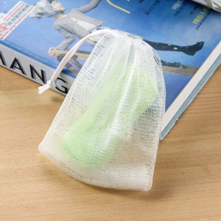 Vedini Soap Saver Mesh Bag | Foaming Soap Pouch for Handmade Soap, Bath Soap, Facial Cleansing & Exfoliation(Pack of 10) - Image 3