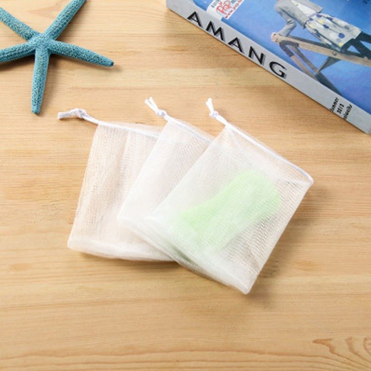 Vedini Soap Saver Mesh Bag | Foaming Soap Pouch for Handmade Soap, Bath Soap, Facial Cleansing & Exfoliation(Pack of 10) - Image 2