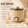 1.5L Multi-Purpose Electric Wax Melter – Smart Temperature Control for Candle & Soap Making