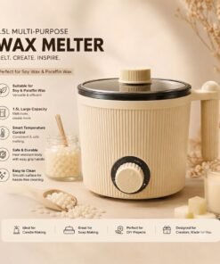 1.5L Multi-Purpose Electric Wax Melter – Smart Temperature Control for Candle & Soap Making