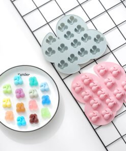 Vedini Double Cherry Fruit Cake Silicone Mold, Chocolate Candy DIY Baking Mold,Cherry Hanging Soap JKB-3416