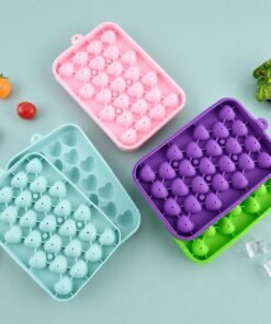 25 Cavity Heart Bubble Similar like Grape Hanging Soap Silicone Mould JKB 3419