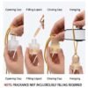 10ml Frosted Hanging Diffuser Bottle with Wooden Cap