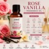 Jindeal Rose Vanilla Fragrance Oil for Candle Making, Soap, Cosmetics, Fine Perfume, Reed Diffusers & Home Fragrance