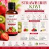 Jindeal Strawberry Kiwi Fragrance Oil for Candle Making, Soap, Cosmetics, Fine Perfume, Reed Diffusers & Home Fragrance