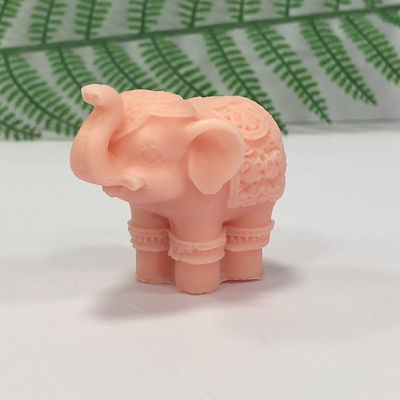 Vedini 3D Stereo Elephant Shape Fondant Cake Mold Soap Mold Plaster Mold Pudding Mold Elephant Scented Candle Mold JKB-3444 JKB- - Image 4