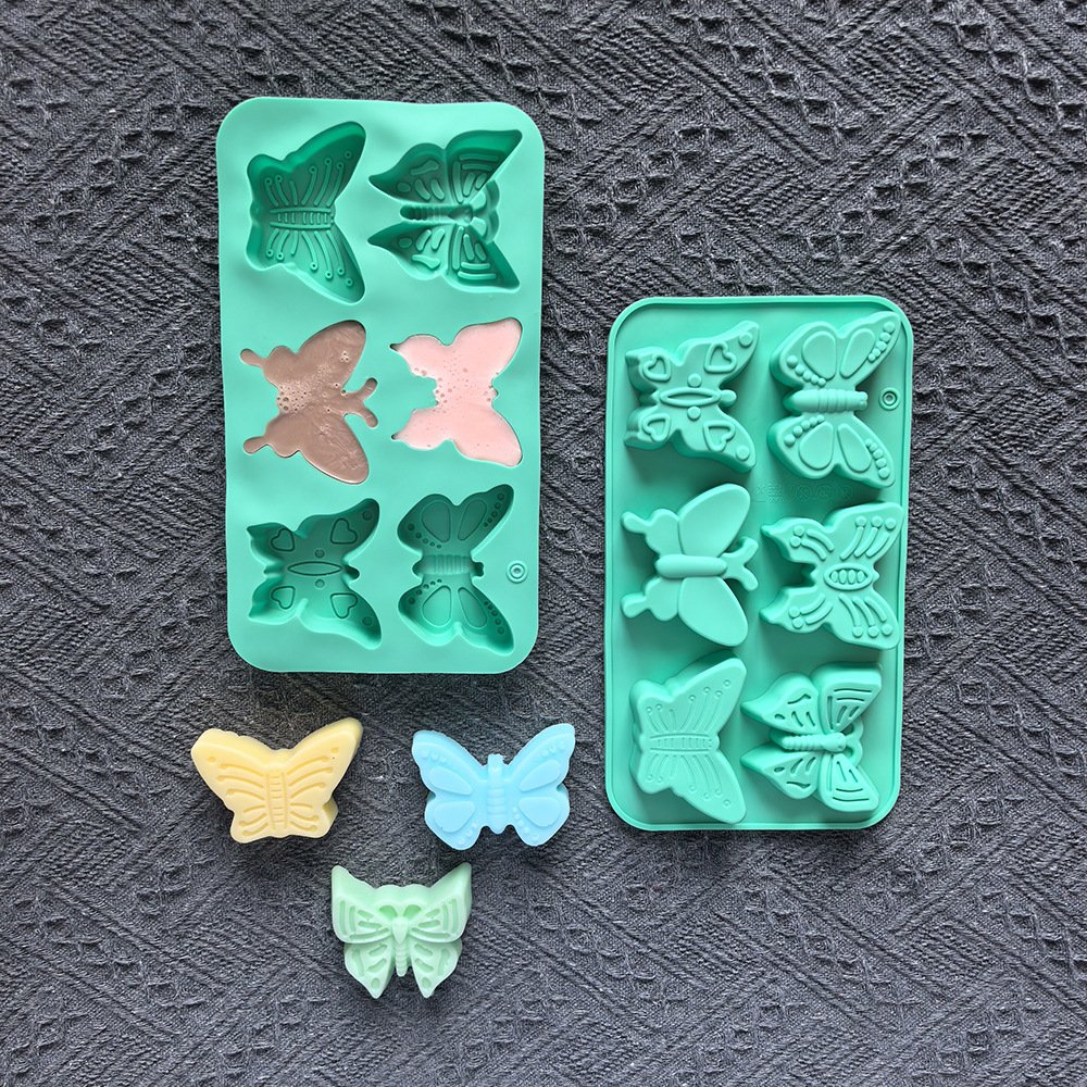 Vedini 6 Cavity Butterfly Shape Silicon Mold For Candle ,Soap and DIY Kits JKB-3439 - Image 4