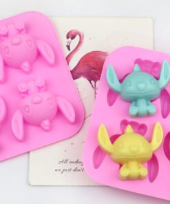 Alternative view of Vedini 4 Cavity Cartoon Silicon Mold For making Soaps,Chocolates,And Diy Kits JKB-3400