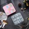 Vedini 11 Cavity Silicone Mold for Christmas-Themed Baking Cakes with Santa Claus, Trees, Candies, and Other Shapes JKB-3430 - Image 3