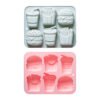 Vedini 6 Cavity Hamburger, Fries, and Cola-Shaped Silicone Mold for Handmade Soap, Jelly, Resin, Baking, and Chocolate JKB-3429 - Image 2