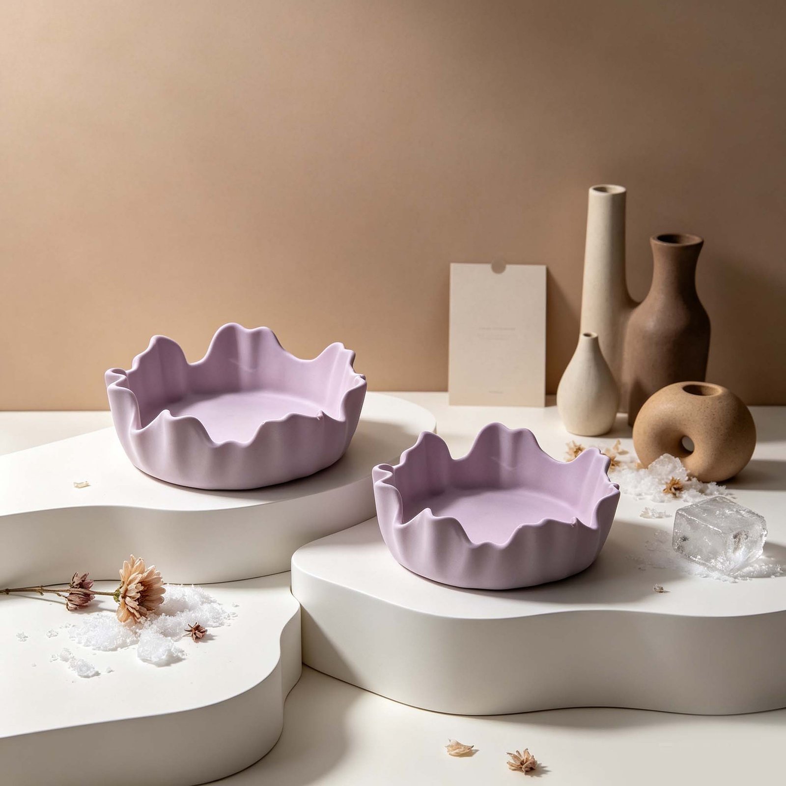 Vedini Irregular Storage Bowl Silicone Mold Irregular Fruit Tray Gypsum Silicone Mold JKB-3446 - Image 4