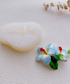 Alternative view of Vedini Hibiscus Flower Silicone Mold for Resin, Candle, Soap & Fondant Crafts JKB-3425