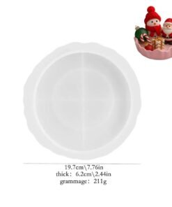 Vedini Irregular Storage Bowl Silicone Mold Irregular Fruit Tray Gypsum Silicone Mold JKB-3446 - Large