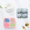 Vedini 4-Cavity Elephant-Shaped Cake Mold, Chocolate Baking Ice Tray Mold, DIY Kit ,Handmade Soap Animal Silicone Mold JKB-3433 - Image 3