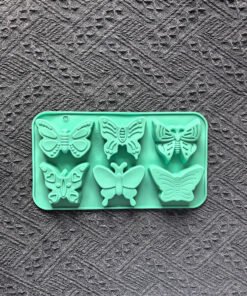Alternative view of Vedini 6 Cavity Butterfly Shape Silicon Mold For Candle ,Soap and DIY Kits JKB-3439