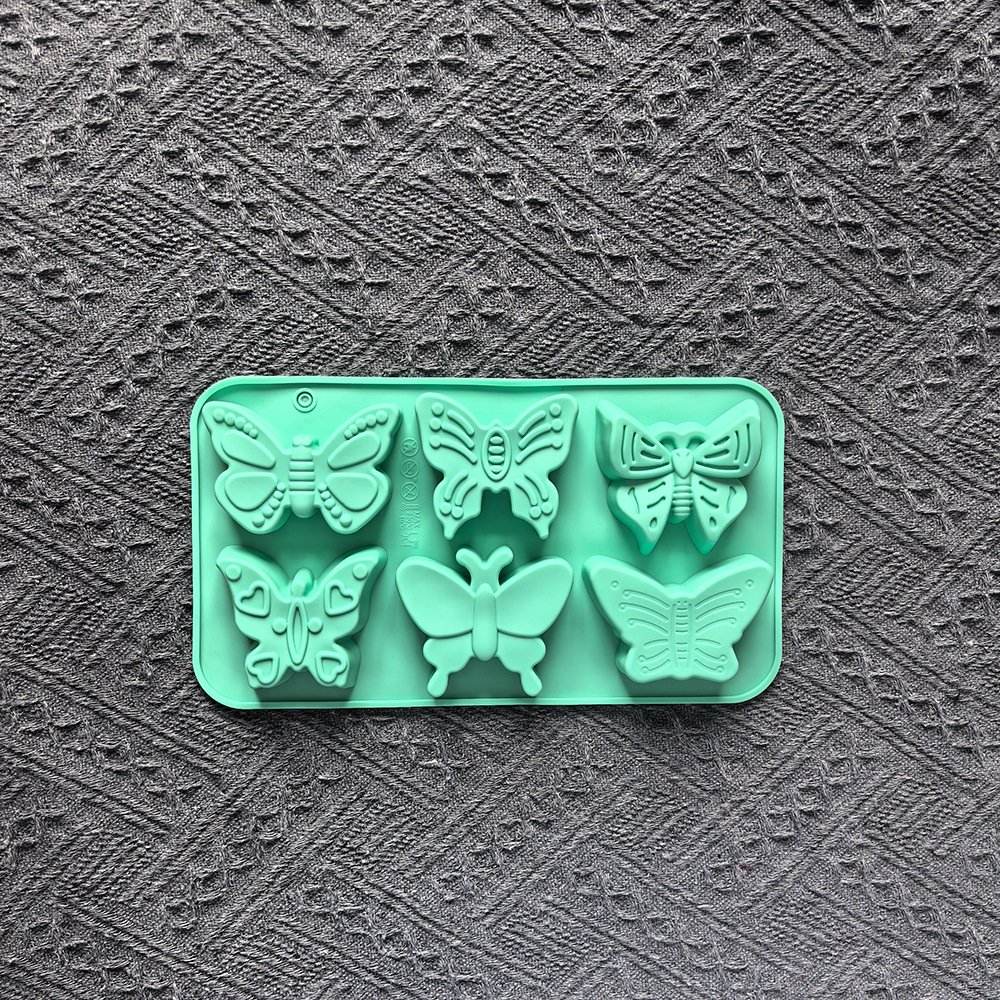Vedini 6 Cavity Butterfly Shape Silicon Mold For Candle ,Soap and DIY Kits JKB-3439 - Image 2