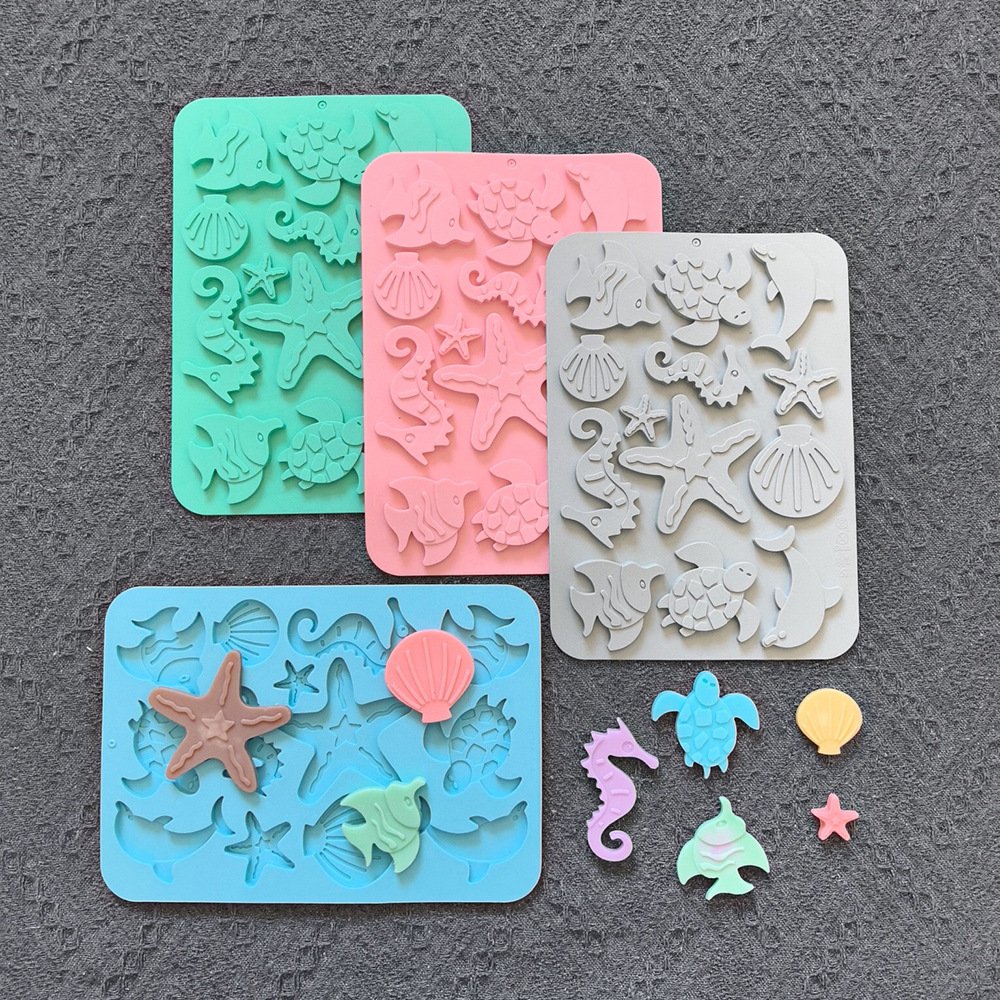 Vedini Marine Life Shape Silicon Mold For Chocolate and DIY Kits JKB-3440