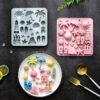 Vedini 22 Cavity Summer Beach Vacation Themed Silicone Mold for Baking Cakes, DIY Kits, and Chocolate JKB-3431