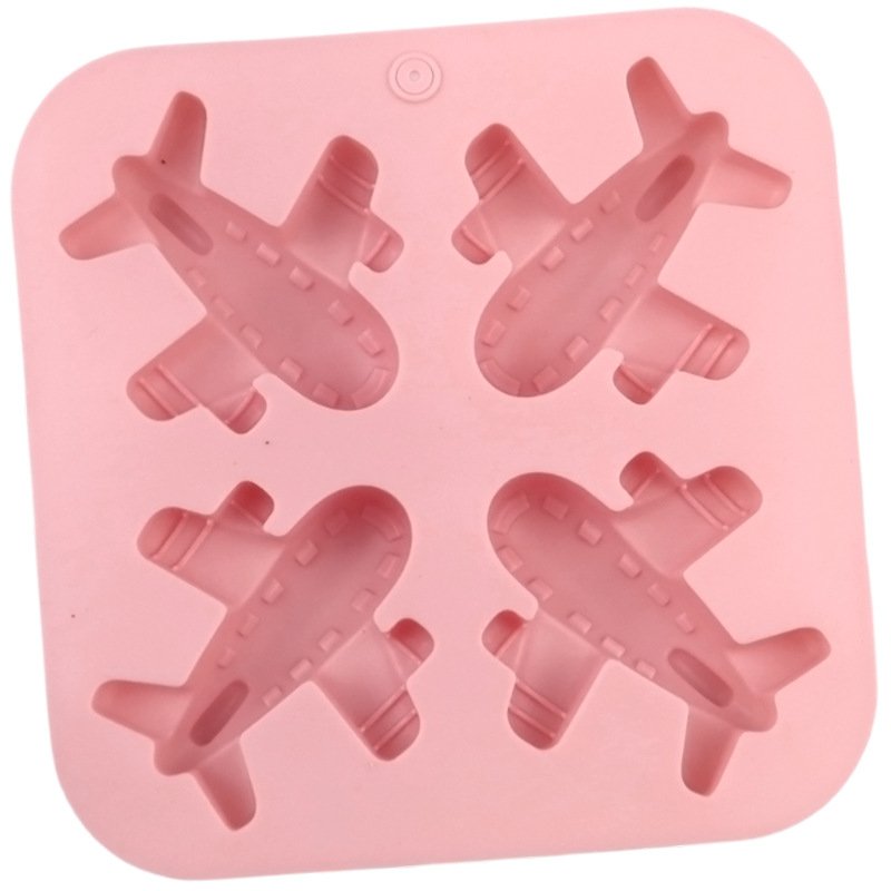 Vedini 4 Cavity Airplane Silicone Mold for Jelly , Soap, And DIY Kits JKB-3399 - Image 3