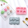 Vedini 6 Cavity Different Owl-Shaped Baking Tools, Chocolate Molds, Silicone Fondant Molds, Handmade Soap Molds, Cake Molds JKB-3437 - Image 3