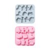 Vedini 11 Cavity Silicone Mold for Christmas-Themed Baking Cakes with Santa Claus, Trees, Candies, and Other Shapes JKB-3430 - Image 2